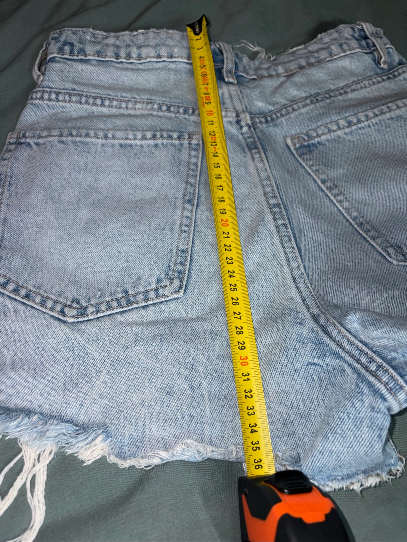 Titel: Set van 2 jeanshorts Zara & Abercrombie – Maat 34/36 – Zeer goede staat – photo 8